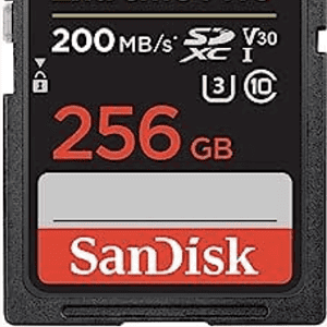 SanDisk Extreme PRO SDXC Class 10 Memory Card - 256GB | 200mb/s